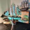 Green And White Boat