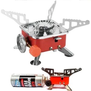 Portable card type campaign butane gas stove burner with bottle 2-gas tove-mini gas stove-price in bd-nic home decor-nice-decor