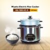 Miyako ASL 1280 SS, Stainless Steel Rice Cooker, 2.8L Rice Cooker, Electric Rice Cooker, Double Pot Cooker, Non-stick Rice Cooker, Kitchen Appliance, Rice Cooker with Steamer, Durable Rice Cooker, Cash on Delivery Bangladesh