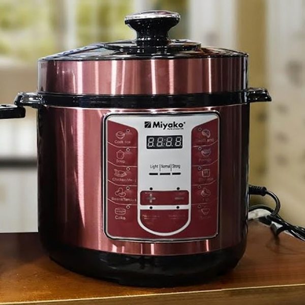 Miyako EPC-A612, Electric Pressure Cooker, 6 Liter Cooker, Smart Cooking, Digital Cooker, Non Stick Pot, Stainless Steel Cooker, Home Appliances BD, Pressure Cooker Bangladesh, Miyako Original Product-nic-home-decor, wholesale-bd, best-price-bd, best-products-in-bd, gifts-and-unique, nic-wall-e-tissue-holder, unique-home-decor-bd, robot-tissue-box-bd, disney-merchandise-bangladesh, quirky-gift-ideas-bd