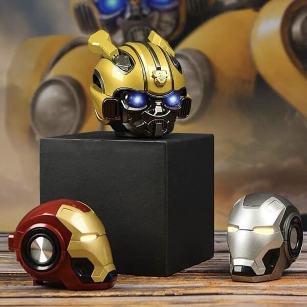 iron man bluetooth speaker, mark 46 speaker, marvel audio gadget, iron man helmet speaker, superhero tech gift, iron man collectible, bluetooth speaker helmet, marvel fan gear, wireless superhero speaker, iron man mark 46-nic-home-decor, wholesale-bd, best-price-bd, best-products-in-bd, gifts-and-unique, nic-wall-e-tissue-holder, unique-home-decor-bd, robot-tissue-box-bd, disney-merchandise-bangladesh, quirky-gift-ideas-bd