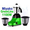 Miyako Green Line 1100W, Green Line 1100W Blender, Miyako 1100W Mixer Grinder, 3 in 1 Mixer Grinder, Kitchen Appliances, Best Blender in Bangladesh, Stainless Steel Jar Blender, Heavy Duty Mixer, Electric Grinder, Powerful Kitchen Tools