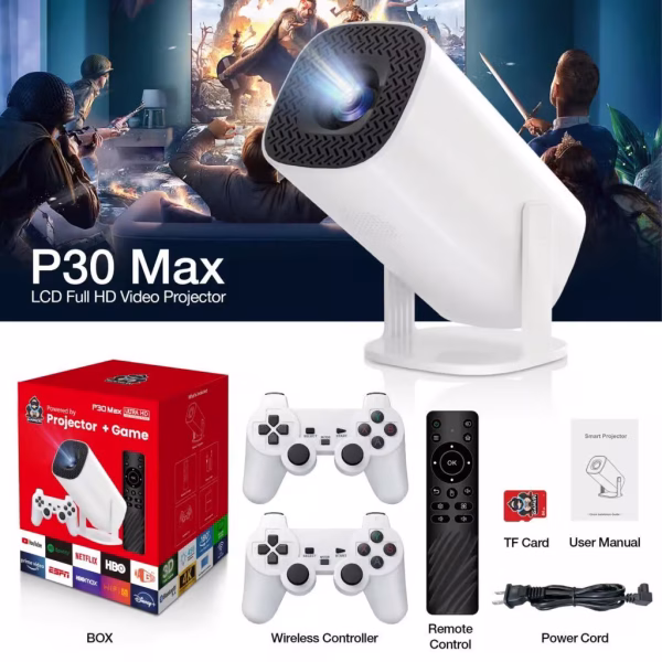 Hisilicon P30 MAX, mini projector, portable projector, Android projector, 720p projector, 4K support projector, wireless projector, home theater projector, projector Bangladesh, smart projector-BRAND-nic-home-decor, wholesale-bd, best-price-bd, best-products-in-bd, gifts-and-unique, nic-wall-e-tissue-holder, unique-home-decor-bd, robot-tissue-box-bd, disney-merchandise-bangladesh, quirky-gift-ideas-bd