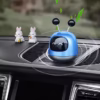 robot car air freshener, dashboard perfume, cute car decor, car fragrance diffuser, car interior freshener, blue robot air freshener, novelty car accessory, car odor eliminator, gift for car lovers, car dashboard ornament