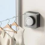 retractable clothesline BD, indoor clothes drying rope, portable laundry line Bangladesh, non-sagging clothesline BD, retractable indoor laundry solution, wall mounted drying line BD, best clothes drying rope in Bangladesh, space-saving laundry tools BD, wholesale clothesline BD