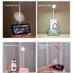 4 in 1 multi function led desk lamp with fan -4 in 1 desk lamp BD, LED desk lamp with fan, multifunction table lamp, rechargeable desk lamp, digital clock lamp BD, study lamp with fan, USB lamp Bangladesh, table lamp with pen holder, nicdecor.com, NiC Home Decor