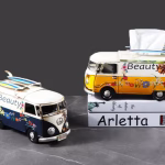 retro bus tissue box, vintage car tissue holder, decorative tissue box, home office decor, dustproof tissue storage, unique tissue dispenser, collectible tissue box, novelty tissue holder, gift for car enthusiasts, wholesale tissue box Bangladesh
