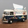 retro bus tissue box, vintage car tissue holder, decorative tissue box, home office decor, dustproof tissue storage, unique tissue dispenser, collectible tissue box, novelty tissue holder, gift for car enthusiasts, wholesale tissue box Bangladesh