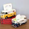 retro bus tissue box, vintage car tissue holder, decorative tissue box, home office decor, dustproof tissue storage, unique tissue dispenser, collectible tissue box, novelty tissue holder, gift for car enthusiasts, wholesale tissue box Bangladesh