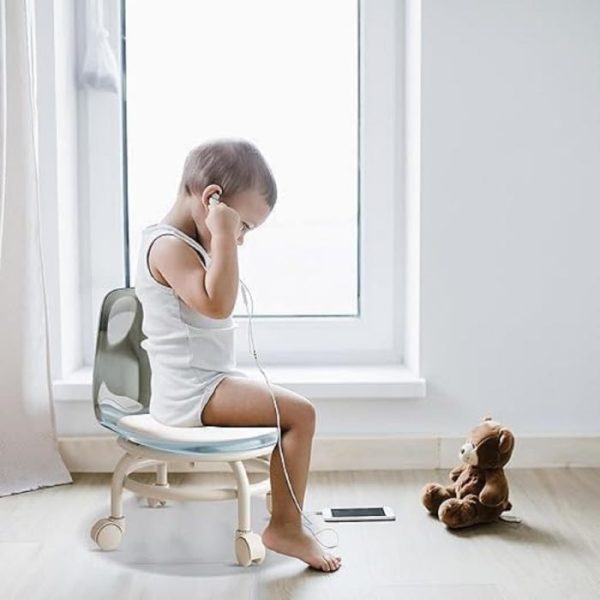 Acrylic Stool with Backrest NIC HOME DECOR