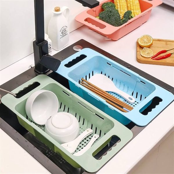 collapsible colander bd, sink strainer basket, expandable vegetable basket, fruit washing basket, kitchen storage bd, space saving kitchen tool, dishwasher safe strainer, bd best price, Nic Home Decor, nicdecor.com