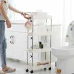 gap storage rack, narrow storage cart bd, movable trolley rack, kitchen storage trolley, slim bathroom organizer, rolling storage shelf, space saving cart, bd best price, Nic Home Decor, nicdecor.com