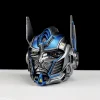 transforming optimus ashtray, robot model ashtray, windproof ashtray with lid, sci-fi desk decor, cool ashtray toy, optimus prime ashtray, home office ashtray, resin ashtray bd, unique gift for smokers, wholesale ashtray bangladesh