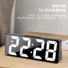 led mirror clock bd, digital alarm clock bd, table clock with temperature, desktop clock with led display, modern mirror clock, alarm clock with snooze bd, stylish desk clock, multifunction table clock bd, Nic Home Decor, nicdecor.com