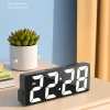 led mirror clock bd, digital alarm clock bd, table clock with temperature, desktop clock with led display, modern mirror clock, alarm clock with snooze bd, stylish desk clock, multifunction table clock bd, Nic Home Decor, nicdecor.com