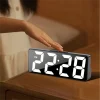 led mirror clock bd, digital alarm clock bd, table clock with temperature, desktop clock with led display, modern mirror clock, alarm clock with snooze bd, stylish desk clock, multifunction table clock bd, Nic Home Decor, nicdecor.com
