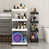 wide storage trolley, high capacity rack bd, movable storage cart, multi purpose organizer, kitchen trolley rack, office storage cart, rolling shelf unit, space saver furniture, bd best price, Nic Home Decor