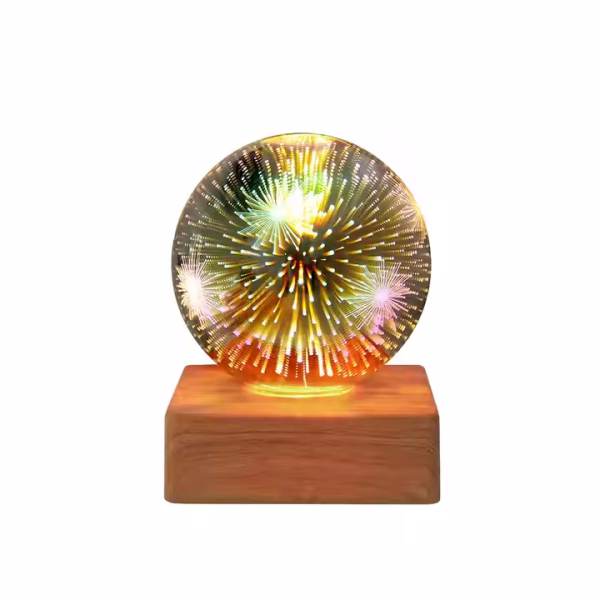 3D Firework Night Light, Starry Sky Projector, USB Rechargeable Lamp, Touch Control LED Light, Home Decoration Light, Creative Gift Lamp, Bedside Night Light, LED Star Projector, nicdecor.com, nichomedecor