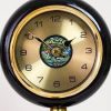 Clocks for Living Room: Vintage Style Digital Table Clock with Metal Frame - Modern Home Decor for Bedrooms and Living