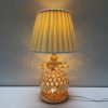 16.5 inches height metal crystal decorative table lamp 5