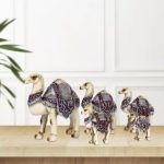 5pcs resin animal sculpture desert camel miniature figurines ...