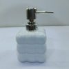 Black and white ceramic soap dispensers 2