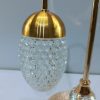 Rose gold metal & crystal glass table lamp 4