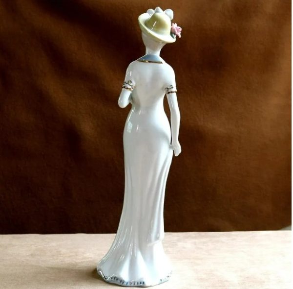 Vintage ceramic female sculpture 2