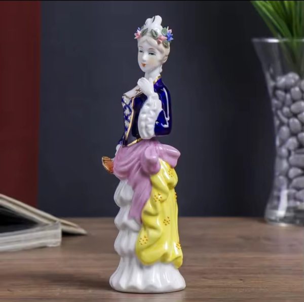 Vintage ceramic female sculpture