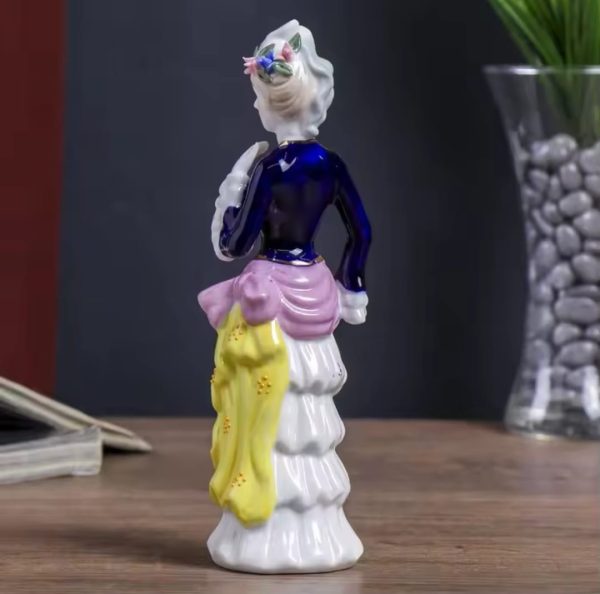 Vintage ceramic female sculpture