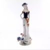 Vintage ceramic female sculpture
