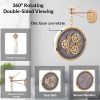 gear wall clock, double sided clock, retro station clock, vintage industrial clock, silent wall clock, home decor, nic home Decor, nichomedecor.com, hallway clock, office clock