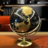 premium globe, aluminium golden globe, rotating desktop globe, 360 degree globe, educational world globe, stylish table globe, easy read globe, nicdecor.com, nichomedecor