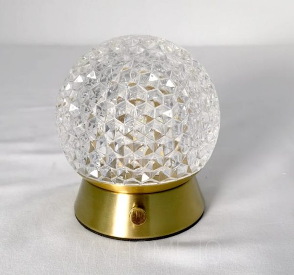 crystal cordless lamp, rechargeable alloy lamp, elegant desk lamp, luxury table light, wireless home decor, crystal table lamp, nicdecor.com, nichomedecor