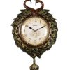 European style peacock wall clock – silent pendulum decorative masterpiece 1