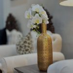 Imperial egypt round‑bottle vector vase