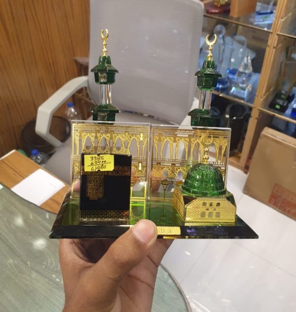 Islamic crystal glass castle tabletop decoration 2