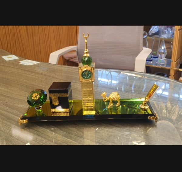 Islamic crystal glass castle tabletop decoration 5