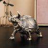 Vintage bull ashtray with lid