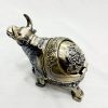 Vintage bull ashtray with lid 2