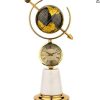 White Vintage Mantel Desk Clock