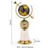 White Vintage Mantel Desk Clock