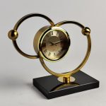 Desk table clock, silent clock, quartz table clock, vintage desk clock, modern home decor, tabletop clock, non ticking clock, nicdecor.com, nic home decor, decorative alarm clock