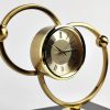 Desk table clock, silent clock, quartz table clock, vintage desk clock, modern home decor, tabletop clock, non ticking clock, nicdecor.com, nic home decor, decorative alarm clock