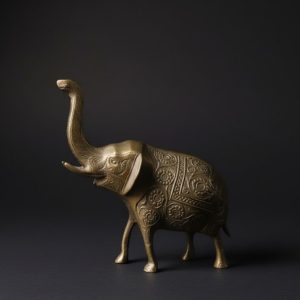 Brass Elephant Statue