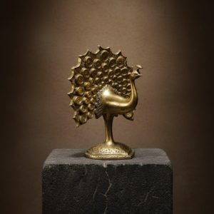 Brass Peacock Showpiece