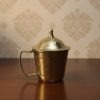 Brass Water Mug with Lid