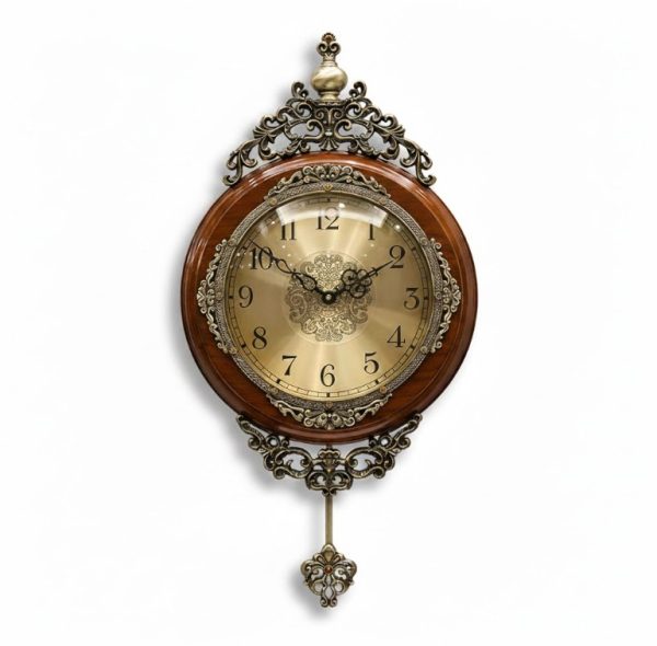 Antique Color Pendulum Wall Clock3