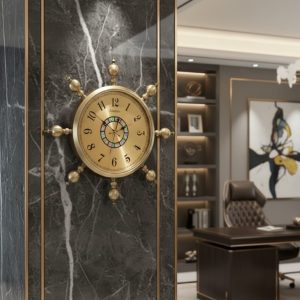Antique Golden Nautical Design Wall