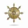 Antique Golden Nautical Design Wall Clock